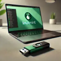 Linux Mint 22.1 XIA 8GB USB Boot Stick