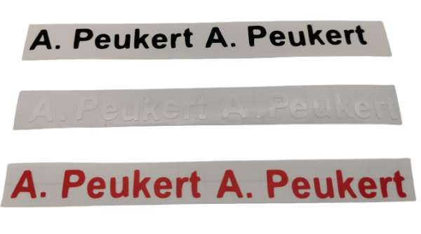 Profi Helm-Sticker 10 mm – personalisiert (2er-Set) für BOS/Feuerwehr/THW