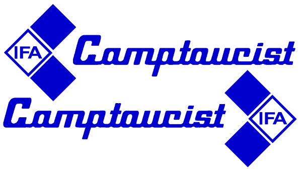 IFA Camptourist Sticker – Retro DDR Aufkleber für Camping & Ostalgie-Fans