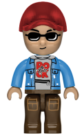 KiddiCraft Rettungswagen Klemmbausteine Set 296 Teile + 3 Figuren